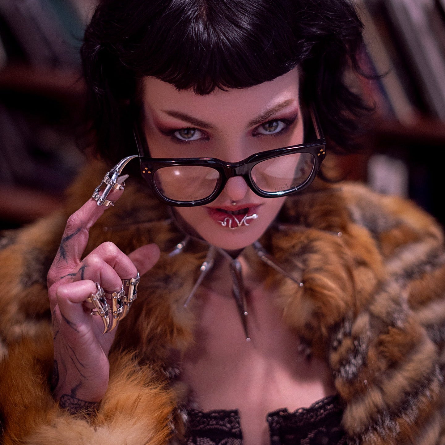 Cat woman claw ring, sterling silver - UNIT