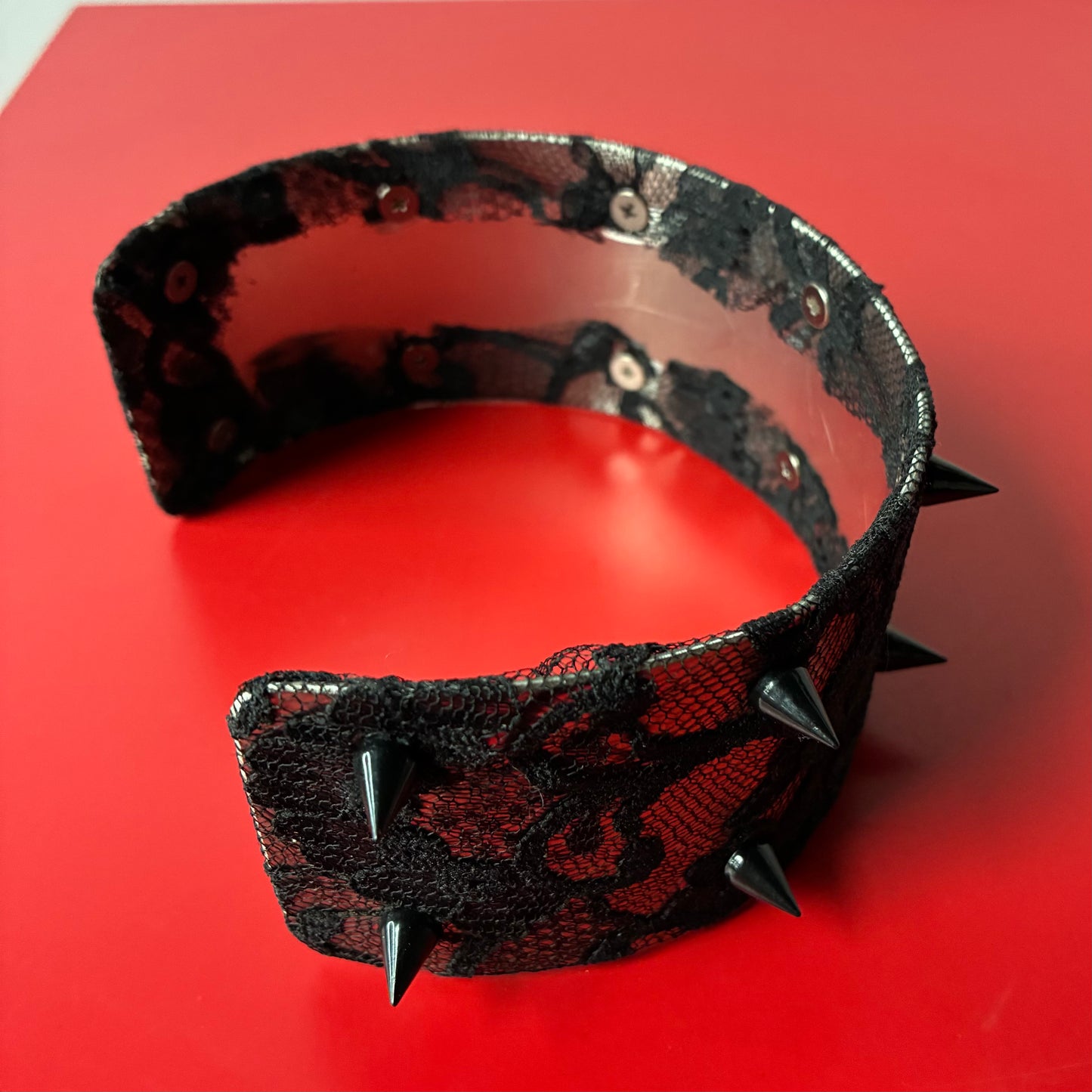 Black Cat Lace — Lace & Spike Choker