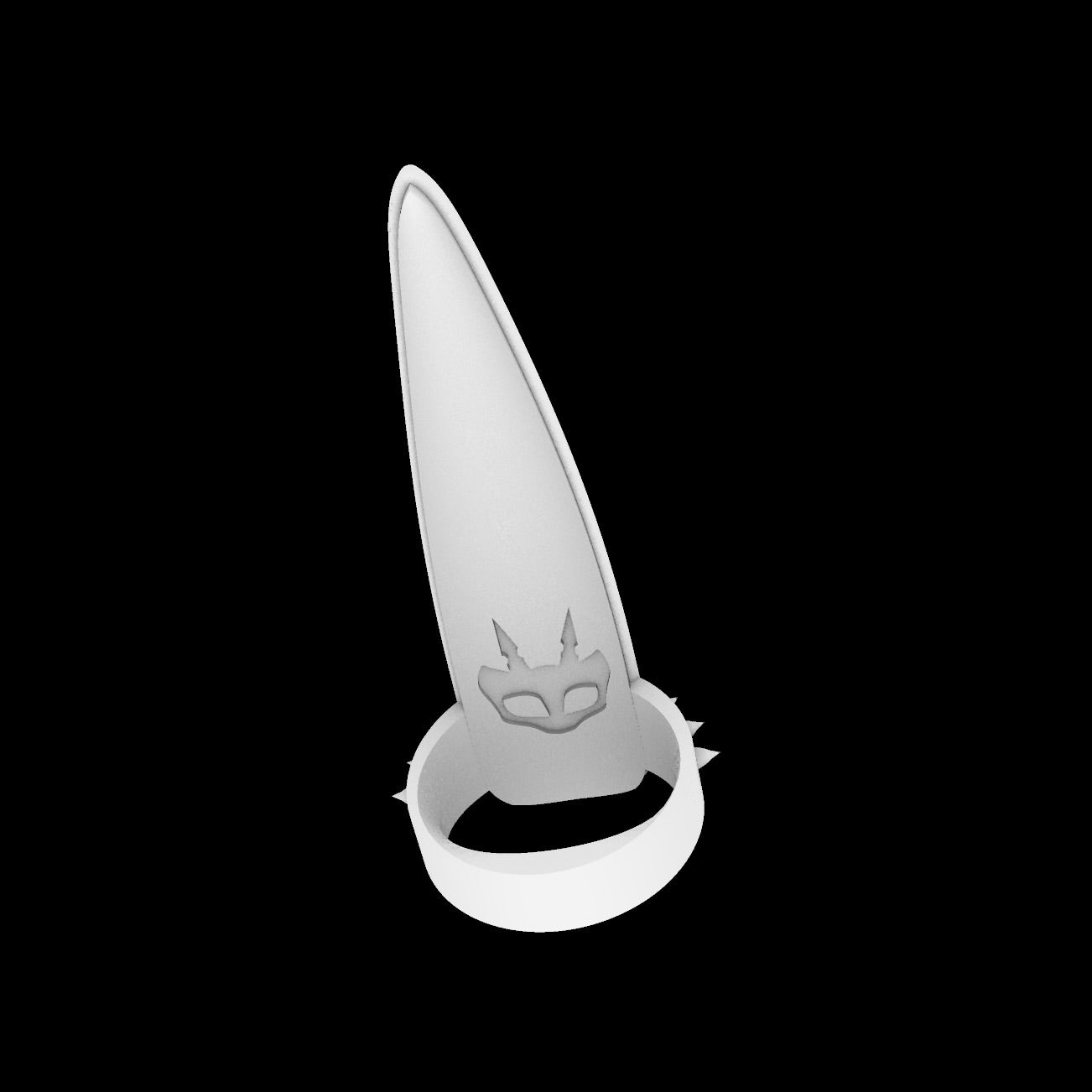 Vagina dentata - digital download claw ring stl file