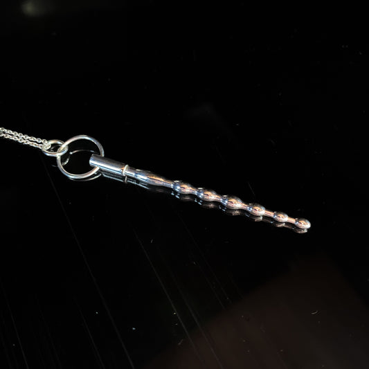 Penetrate — Sterling Silver Urethral Sound Pendant