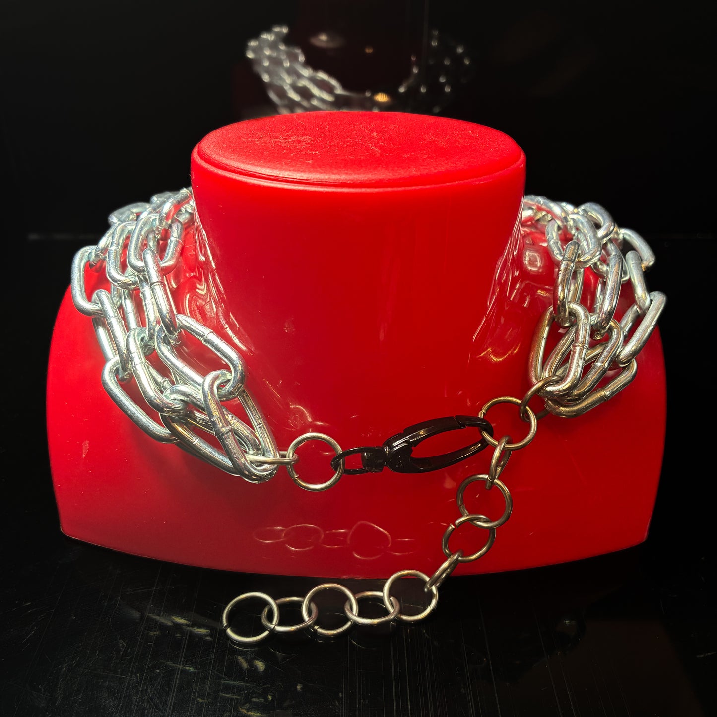 Triple big chain choker - steel
