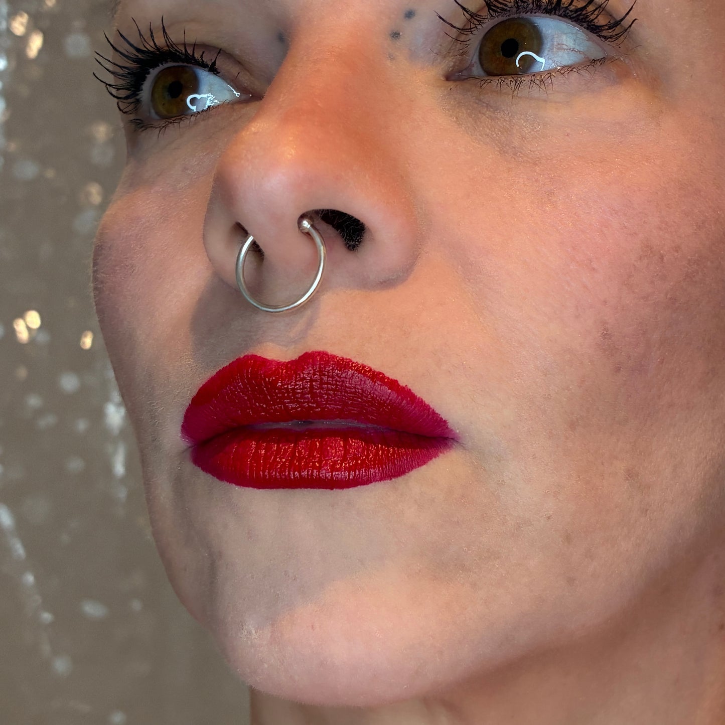 Horny Cat simple septum cuff, sterling silver