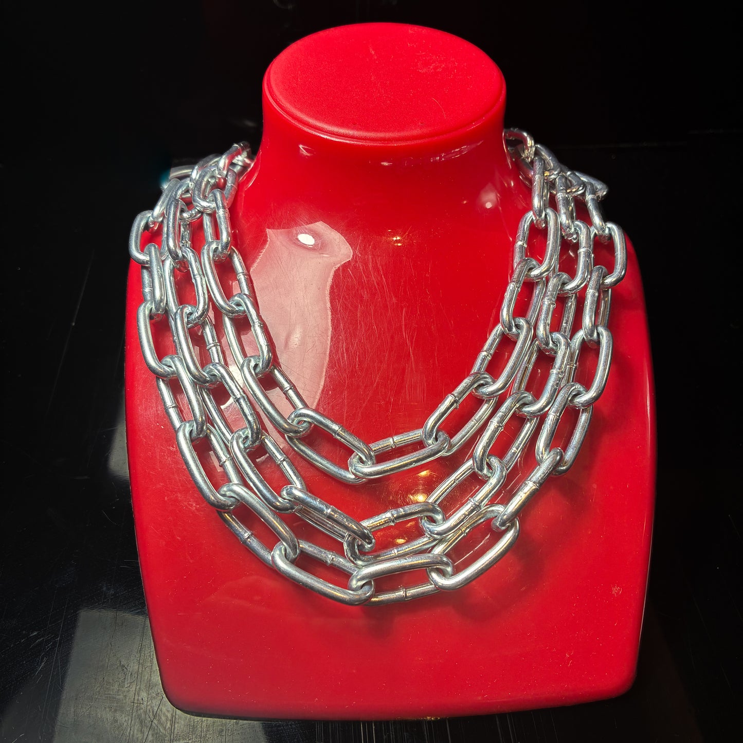 Triple big chain choker - steel