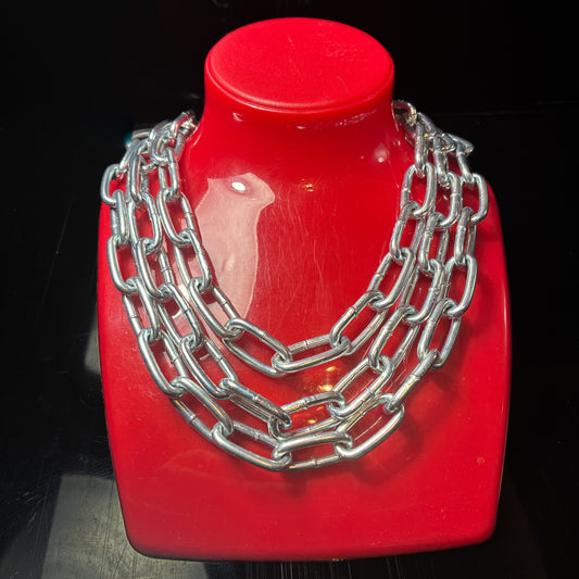 Triple big chain choker - steel