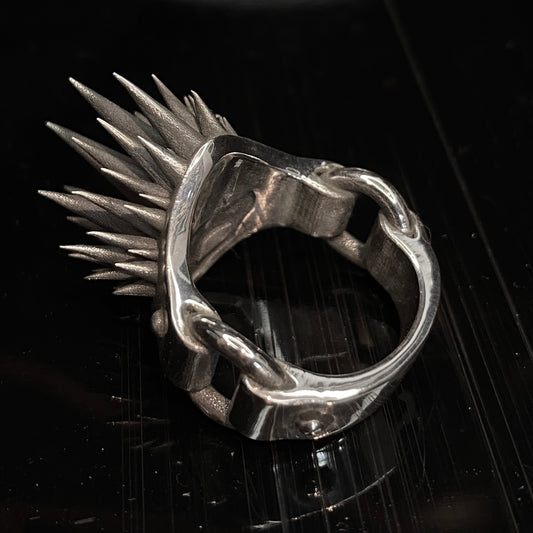 xxxplosion - bdsm spike ring, silver