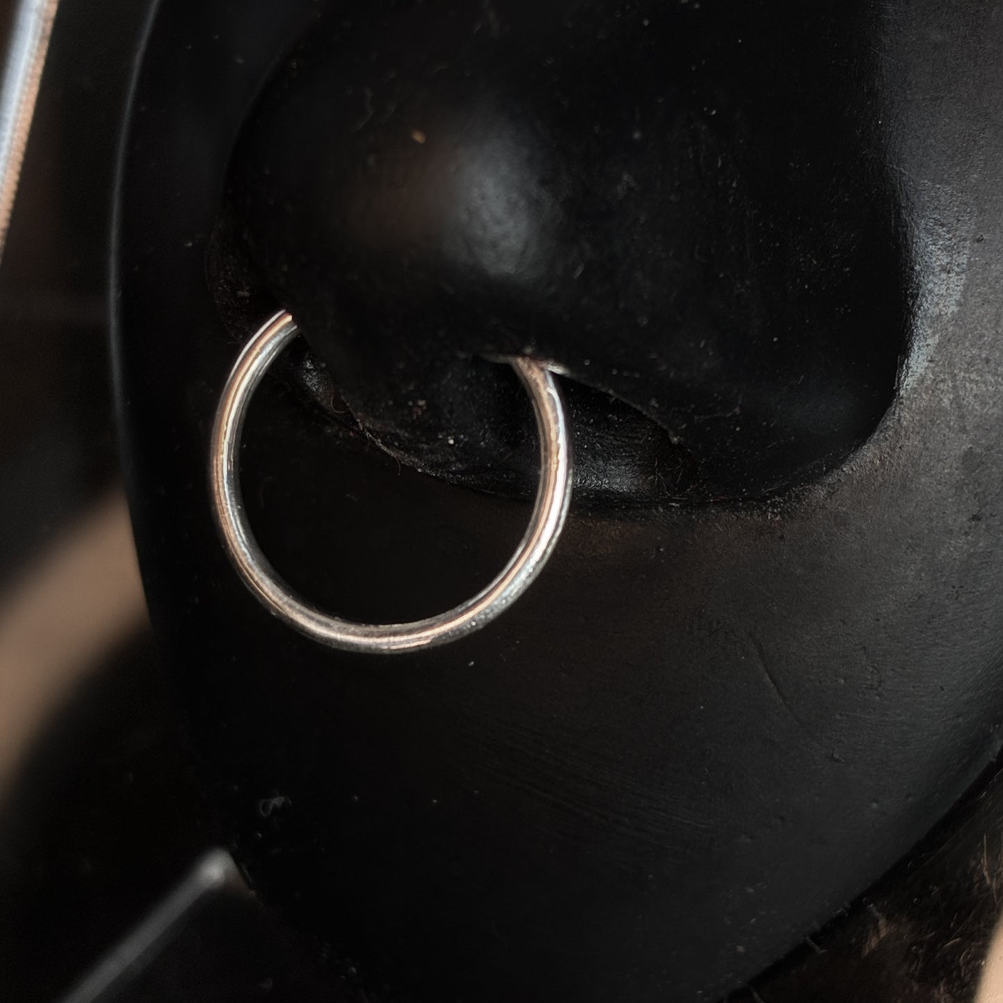 Horny Cat simple septum cuff, sterling silver