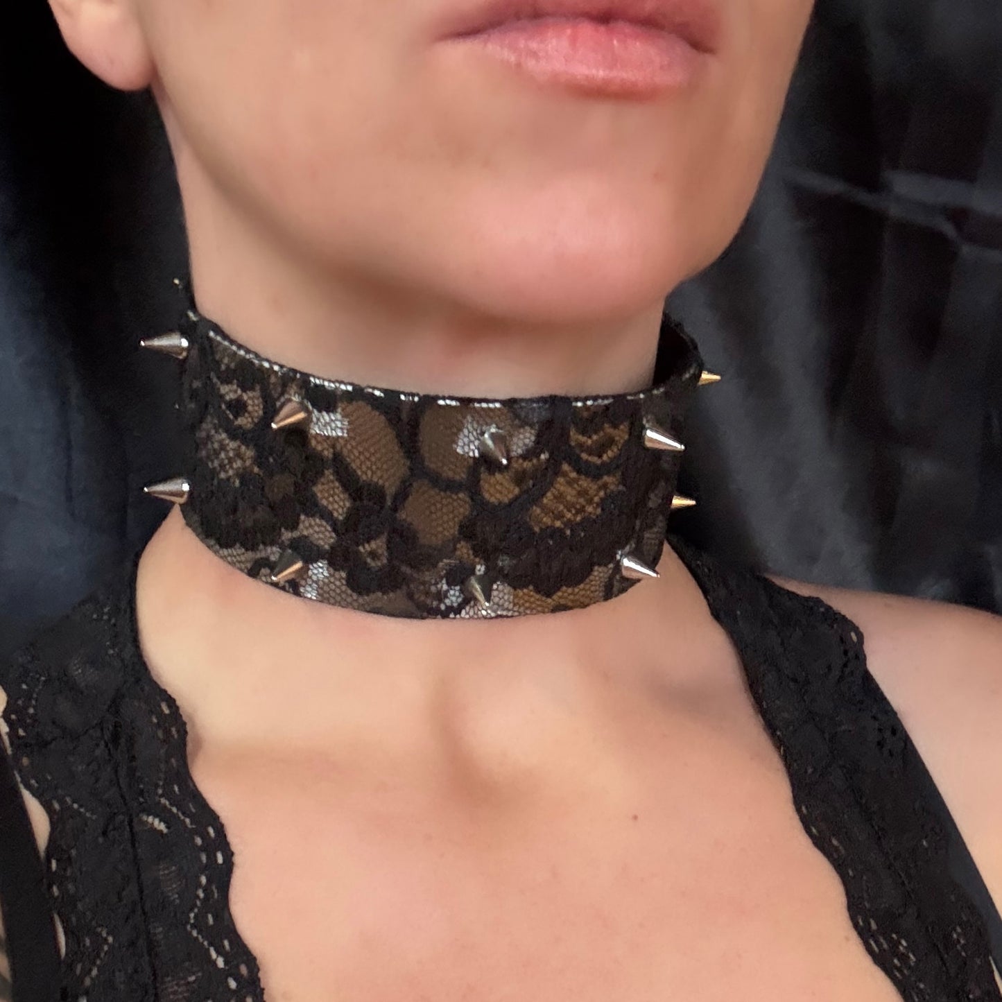 Lace Cat — Lace & Steel Choker