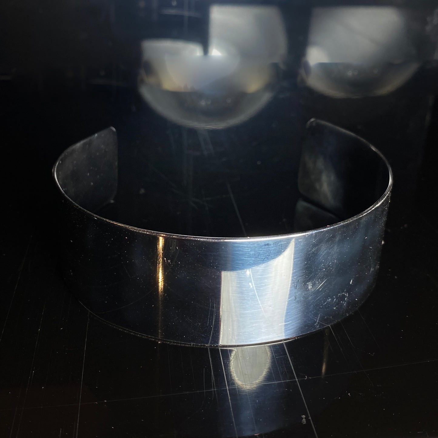 Iris - elegant minimalist stainless steel choker