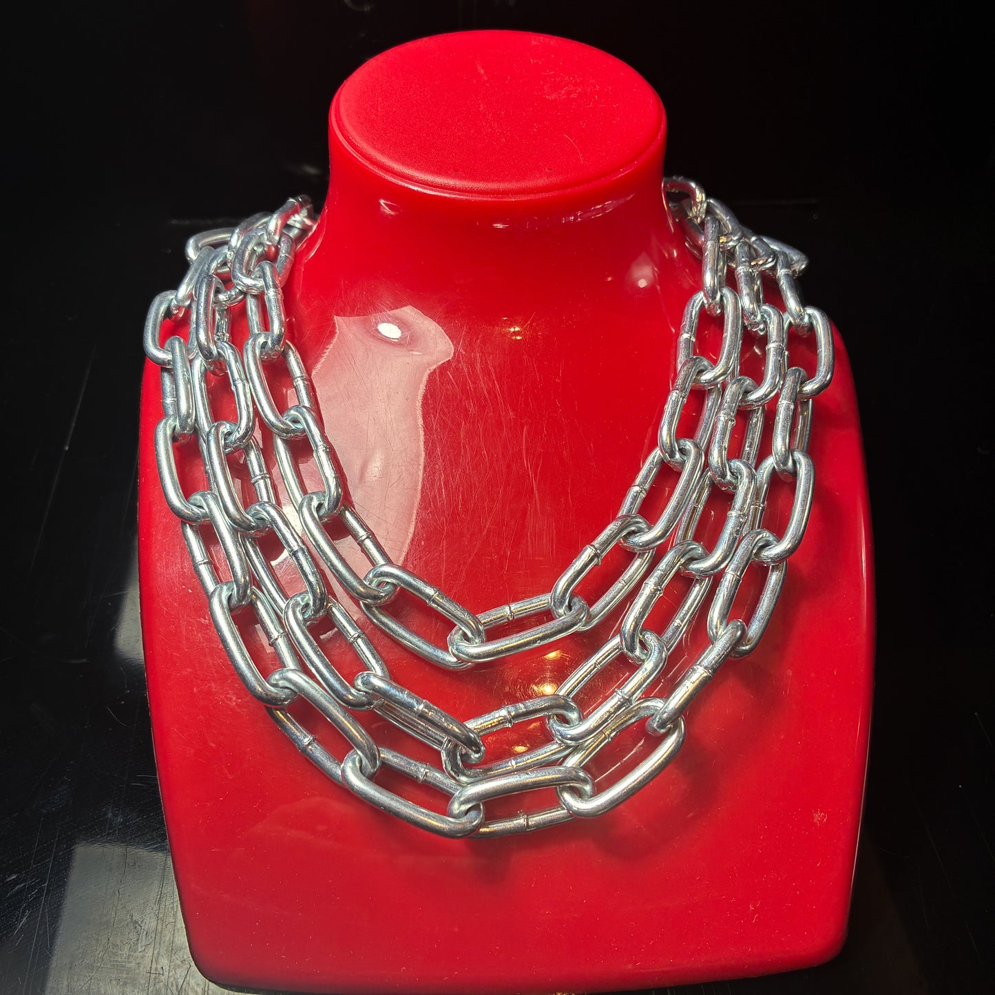 Triple big chain choker - steel