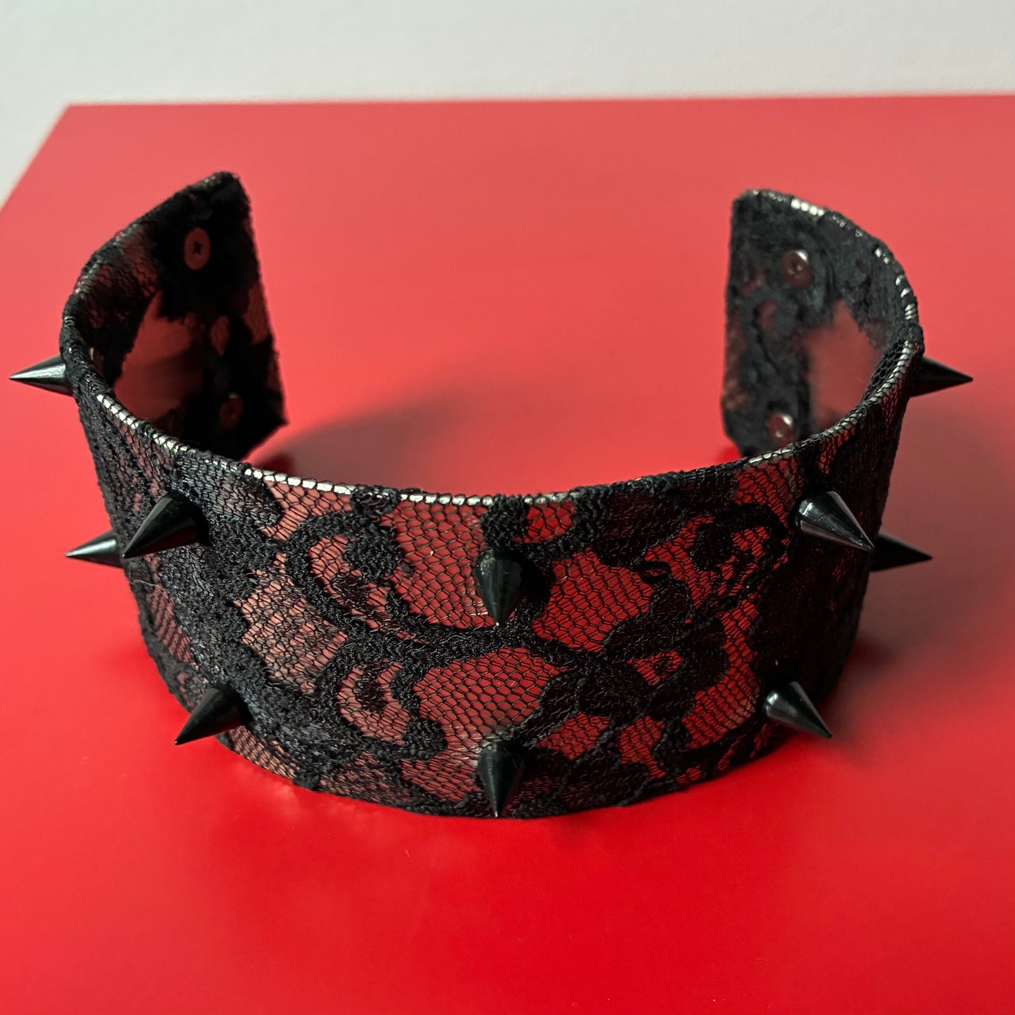Black Cat Lace — Lace & Spike Choker
