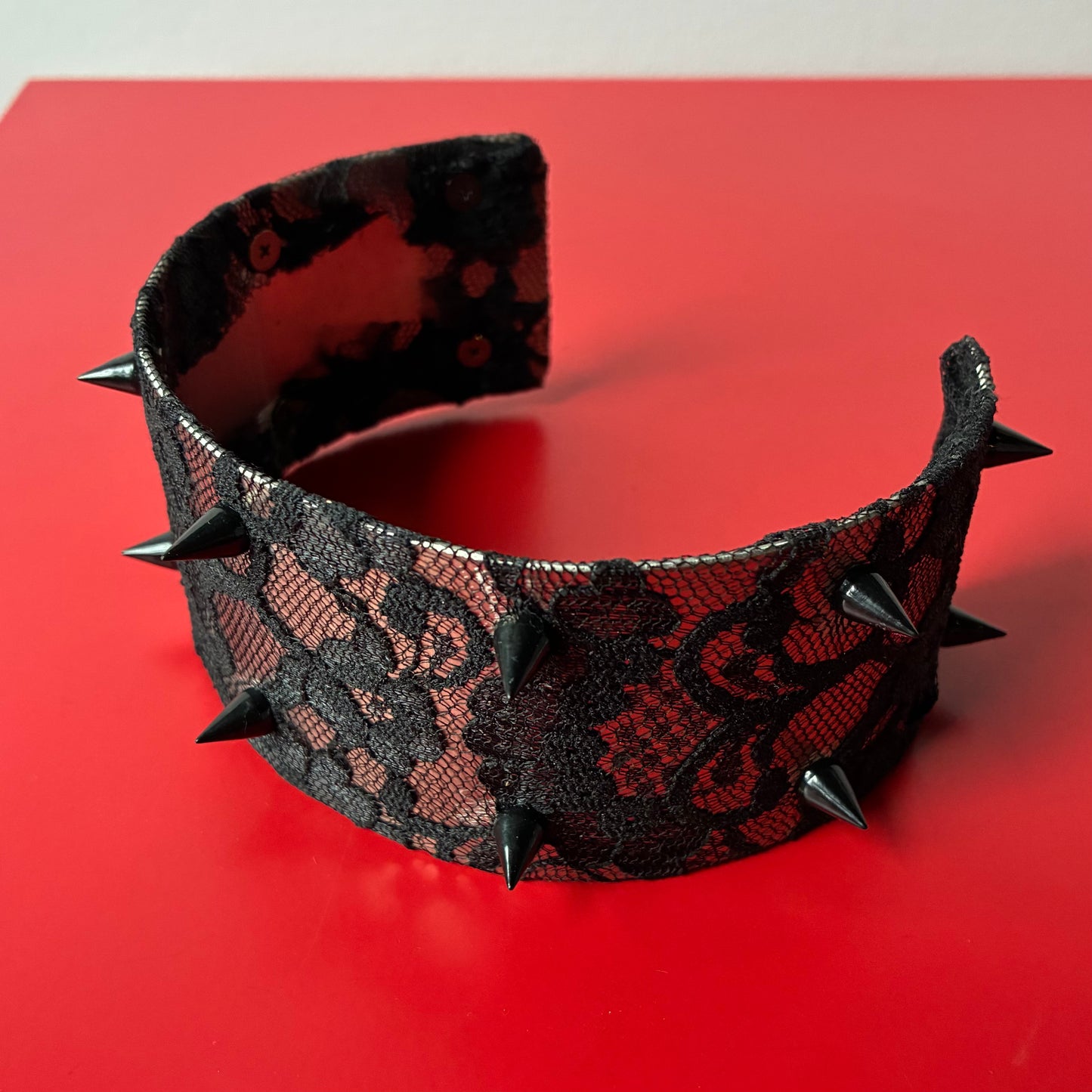 Black Cat Lace — Lace & Spike Choker