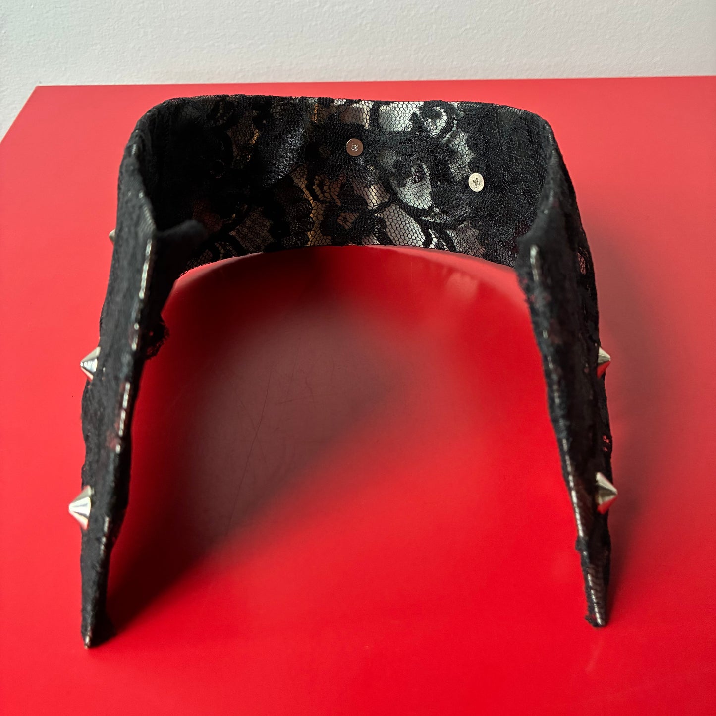 Lace Dictatrix — Studded Lace Collar