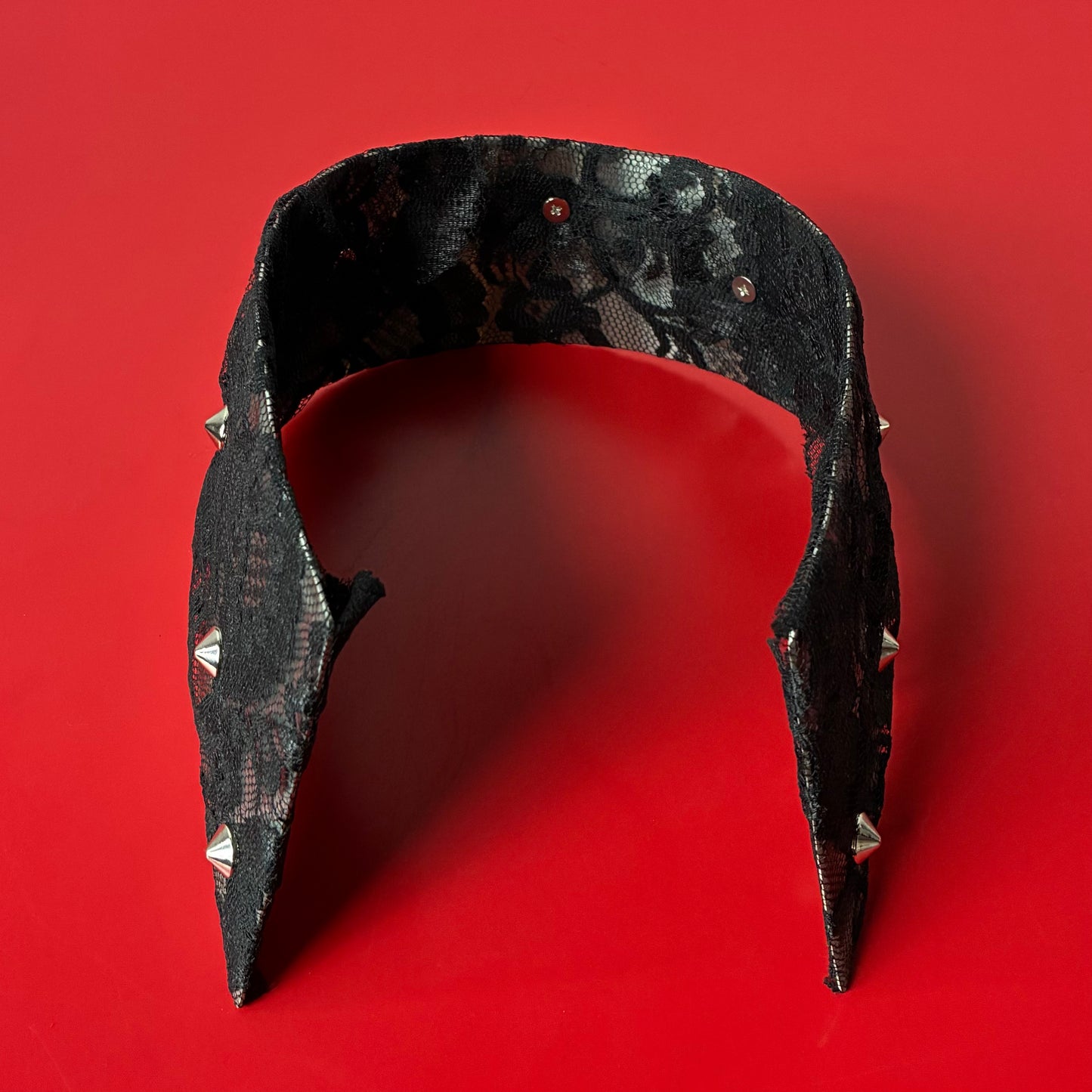 Lace Dictatrix — Studded Lace Collar