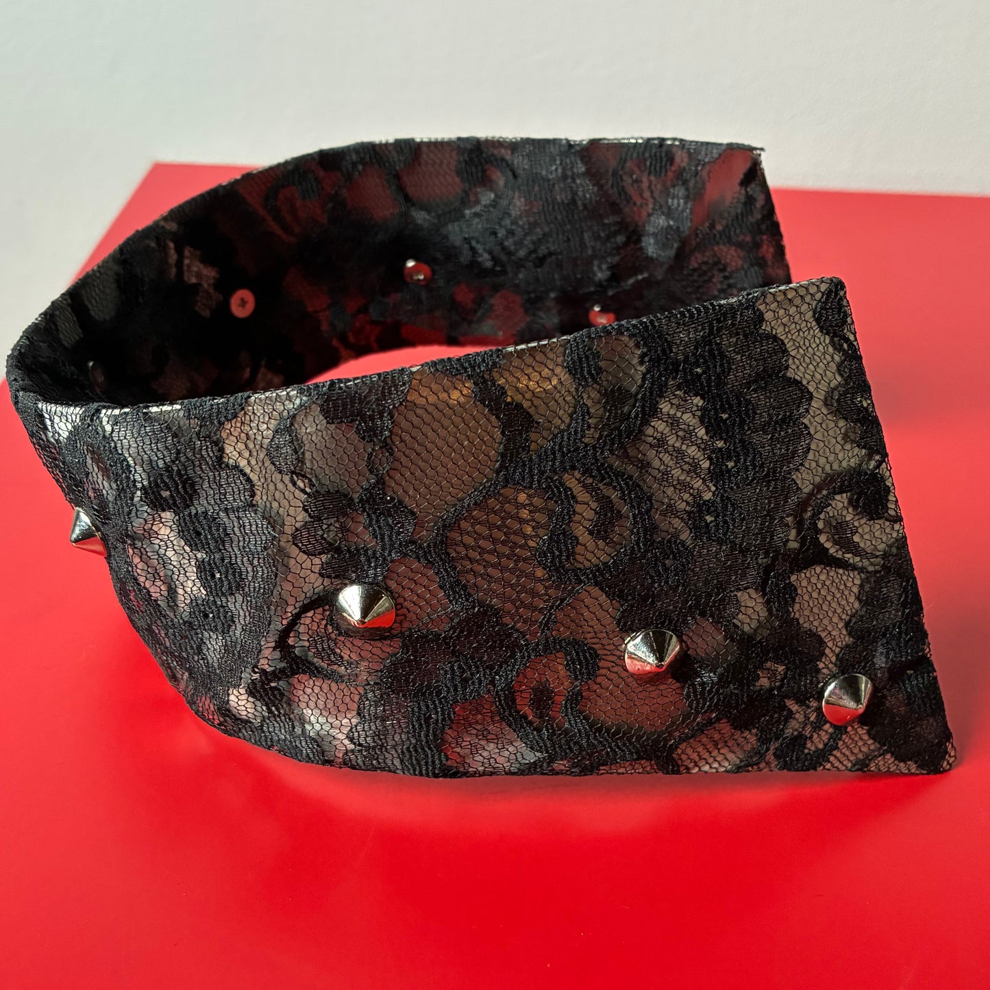 Lace Dictatrix — Studded Lace Collar