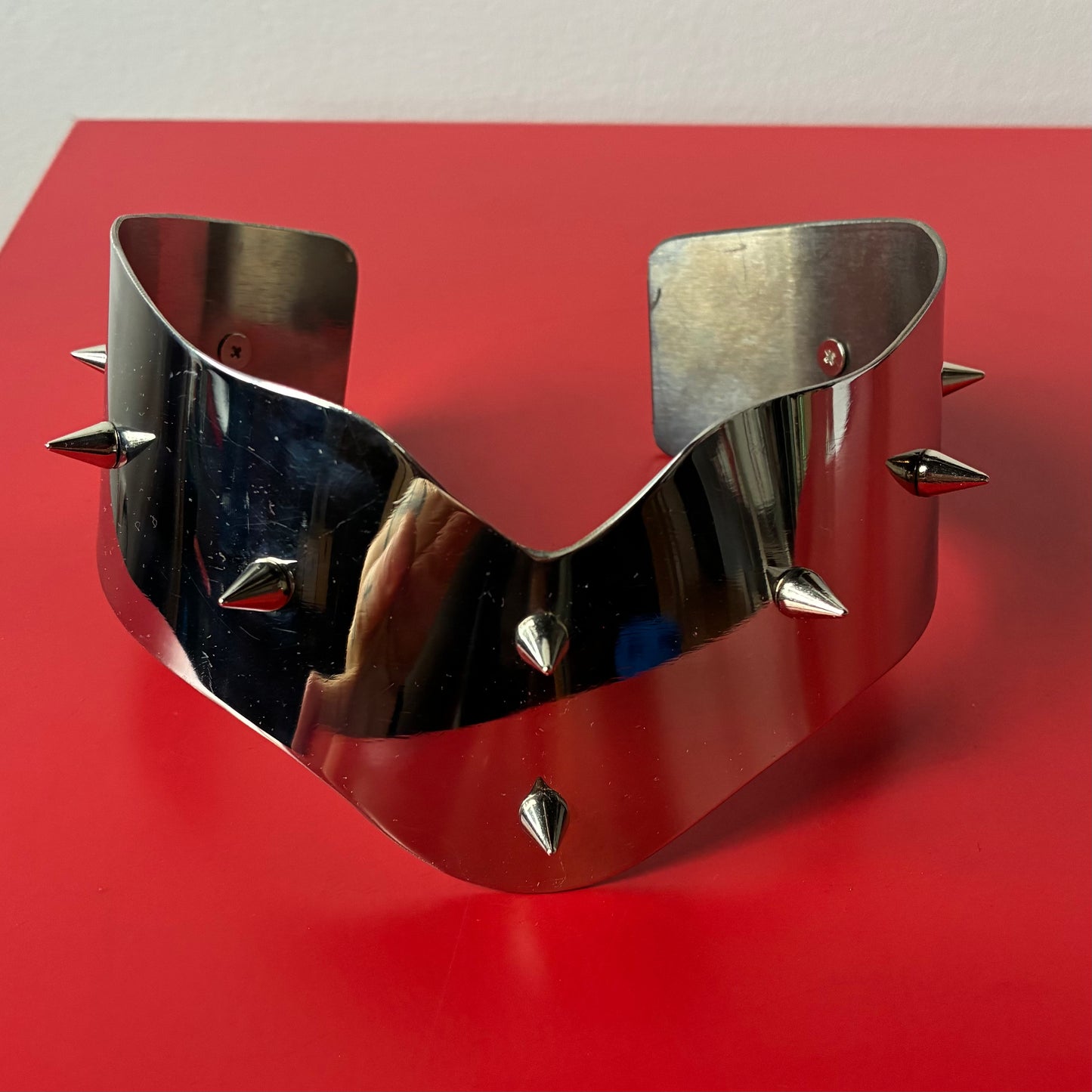 Goddess Thorns — Spiked Silver Choker