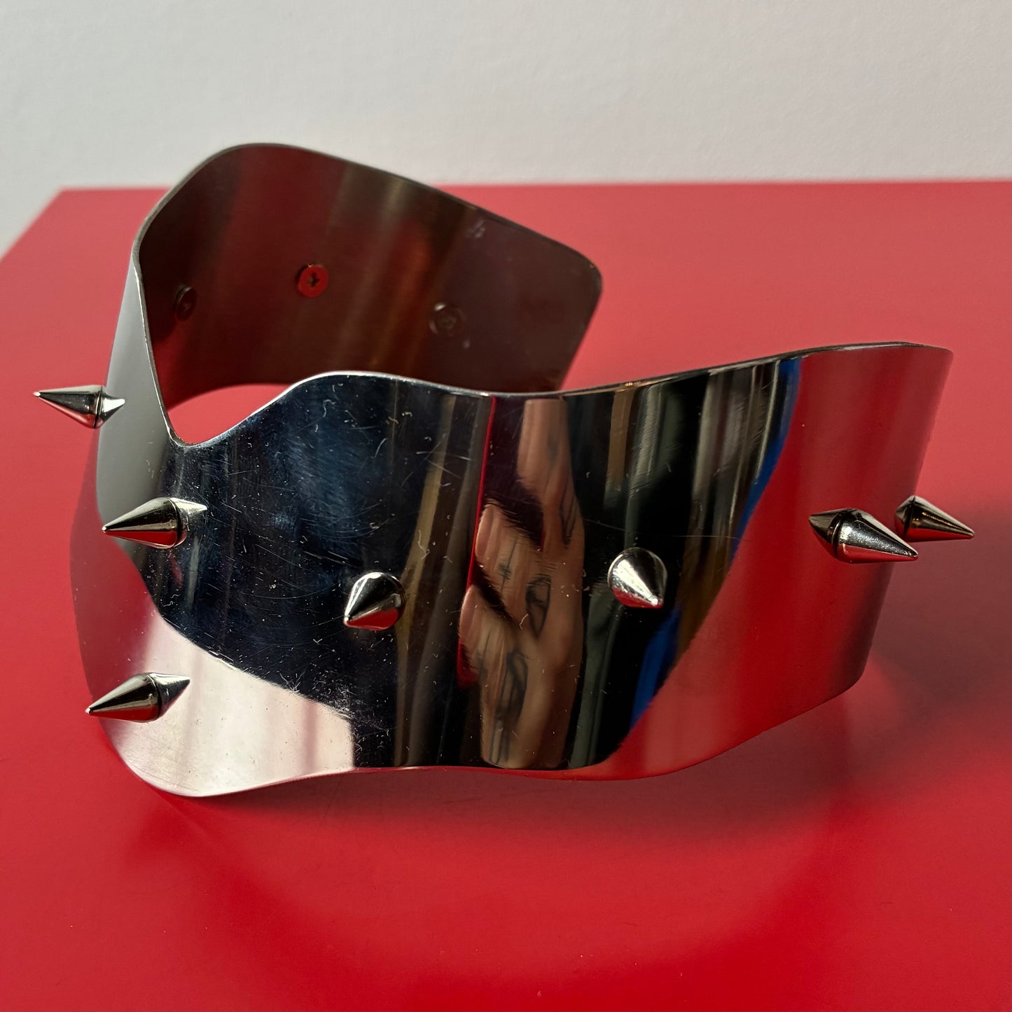 Goddess Thorns — Spiked Silver Choker