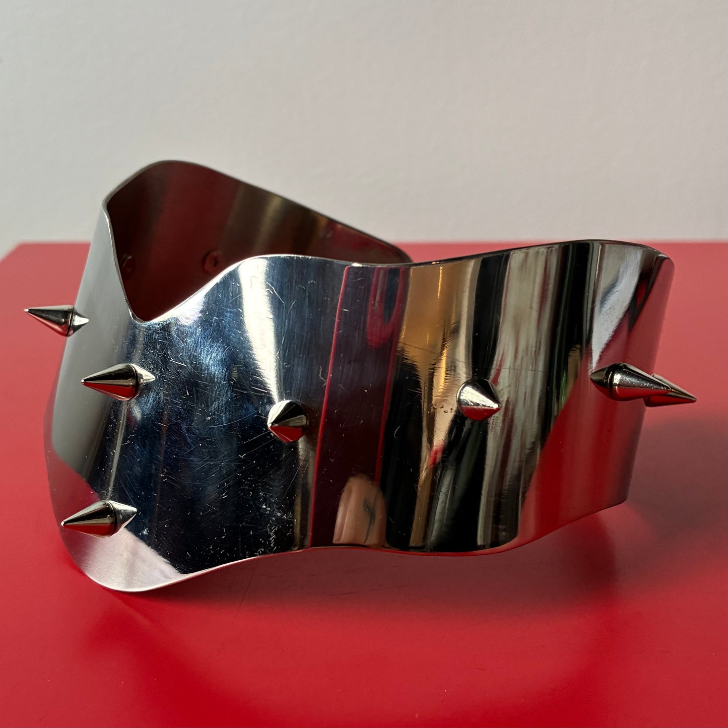 Goddess Thorns — Spiked Silver Choker