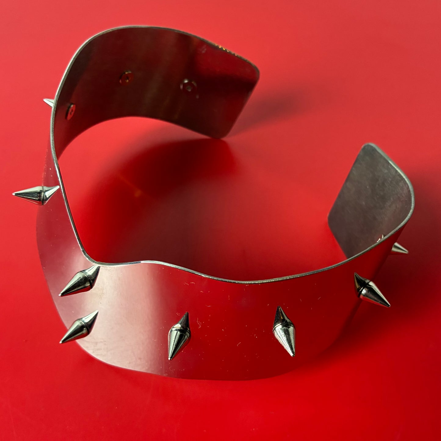 Goddess Thorns — Spiked Silver Choker