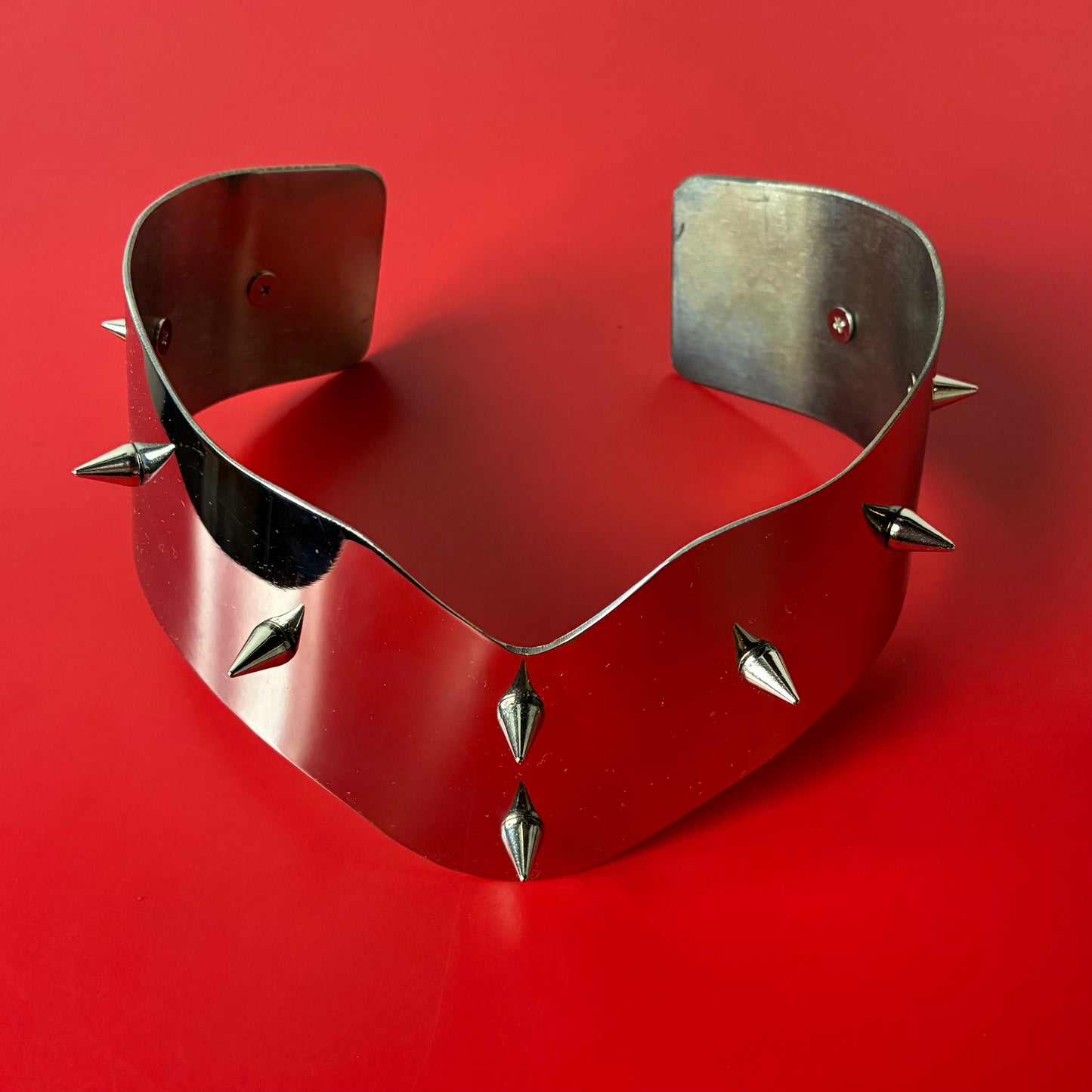 Goddess Thorns — Spiked Silver Choker