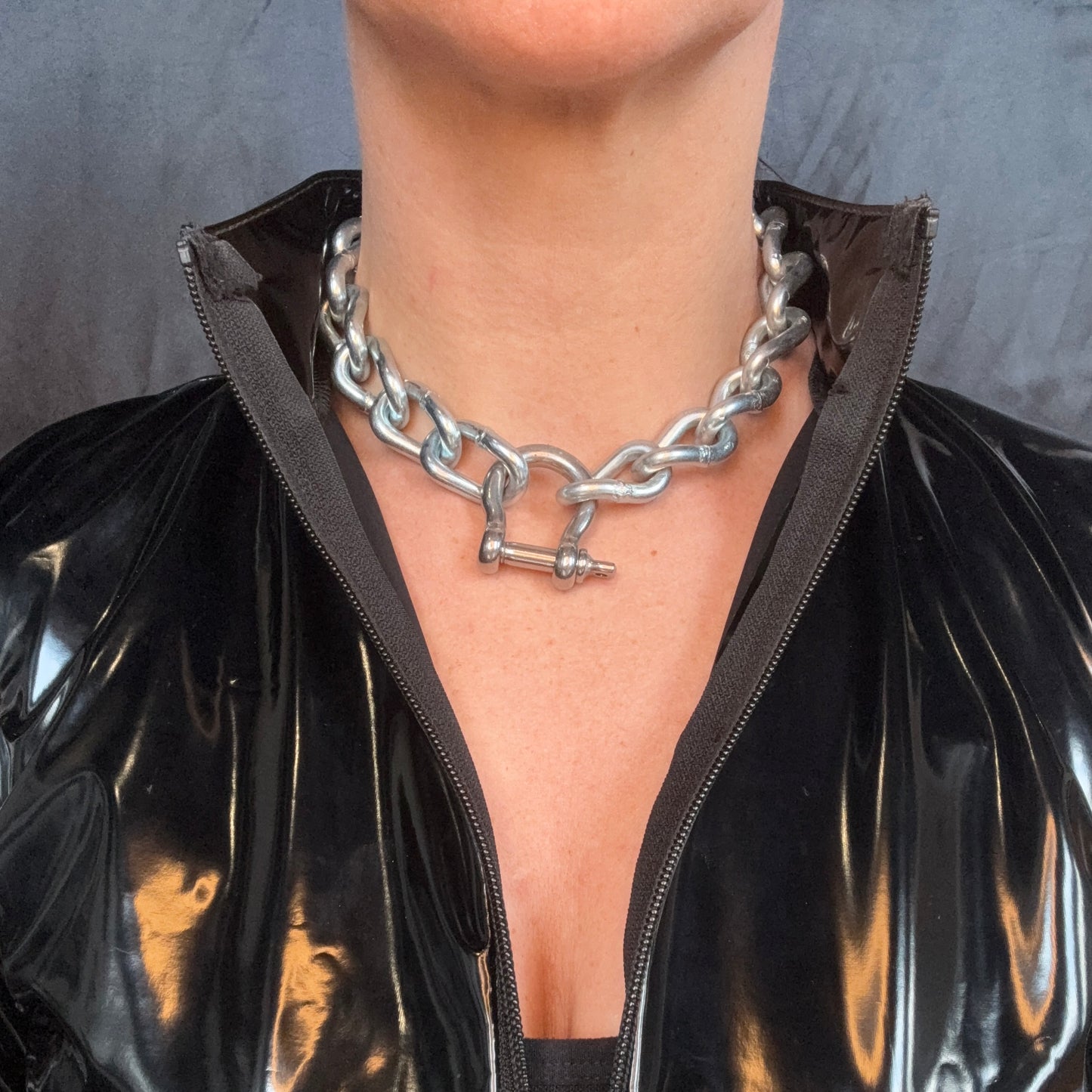 Devilicious - Heavy steel chain choker
