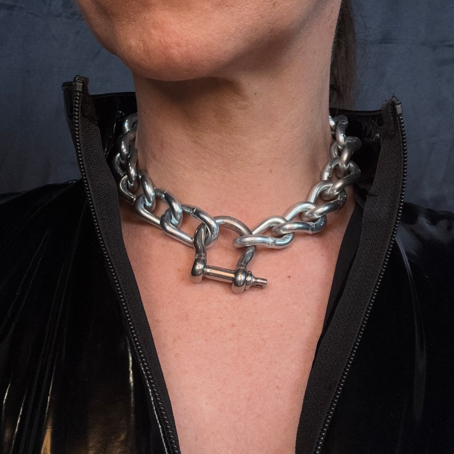 Devilicious - Heavy steel chain choker