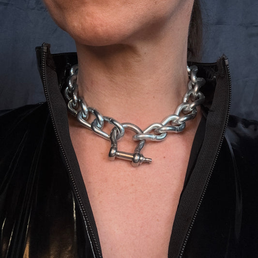 Devilicious - Heavy steel chain choker