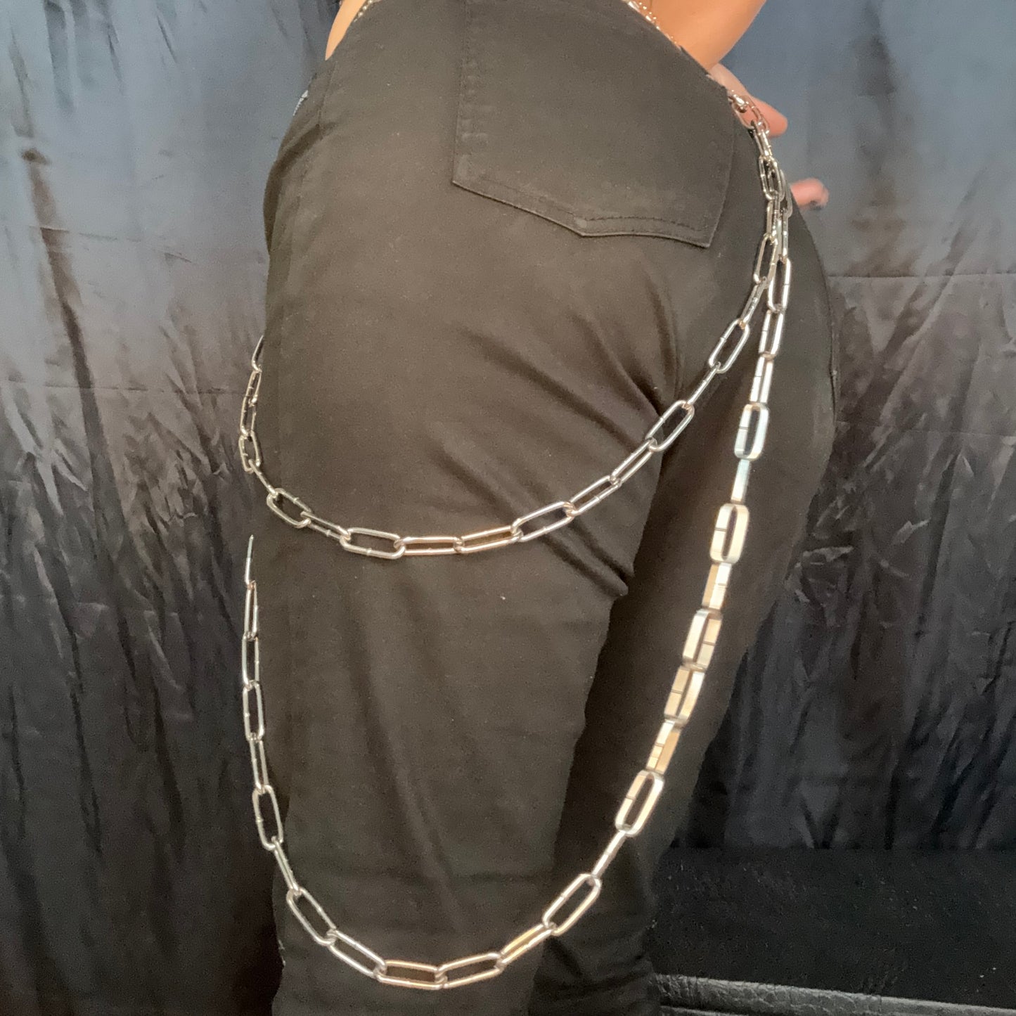 Badass chain - long steel hip chain