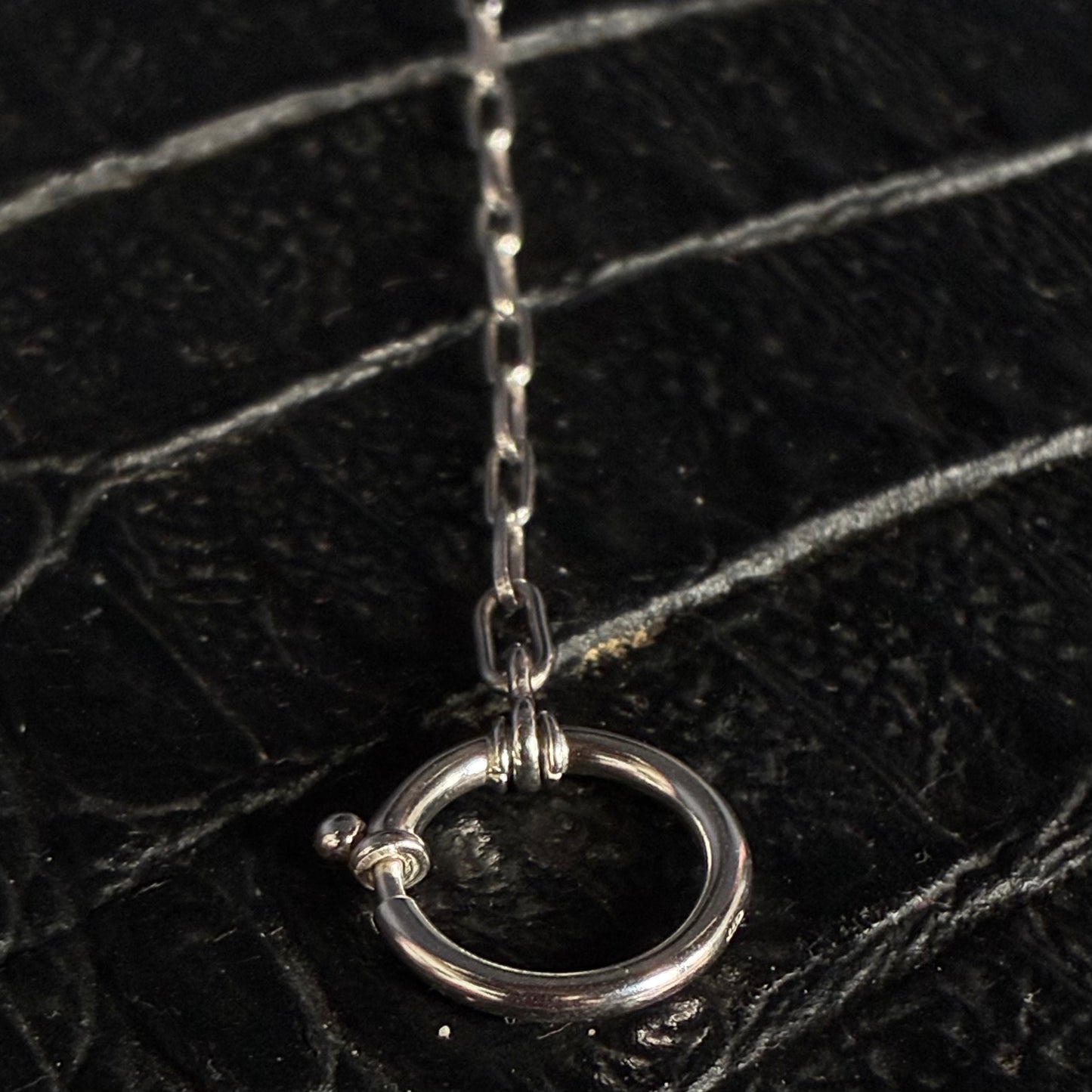 Gatekeeper - Chastity key holder chain, sterling silver