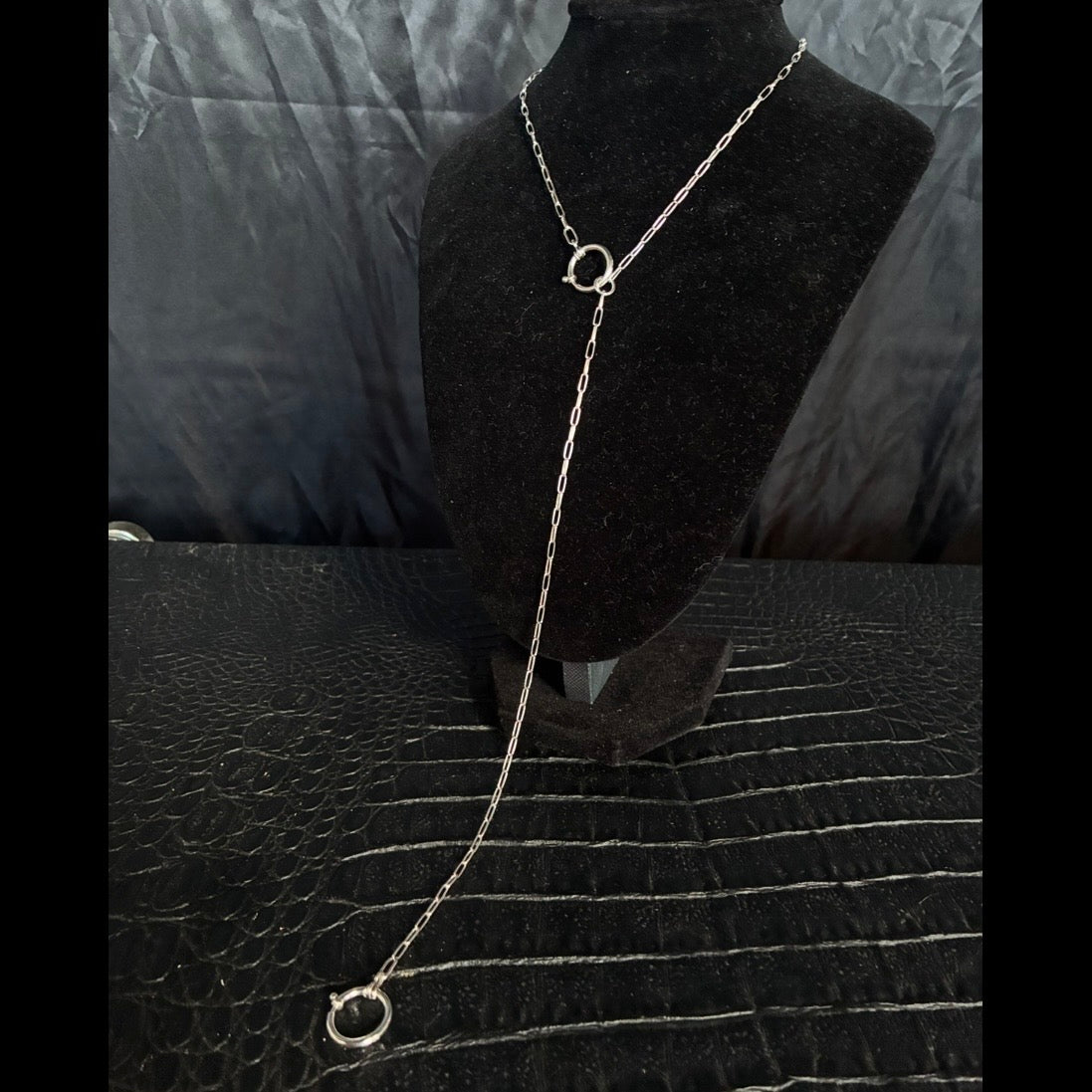 Gatekeeper - Chastity key holder chain, sterling silver
