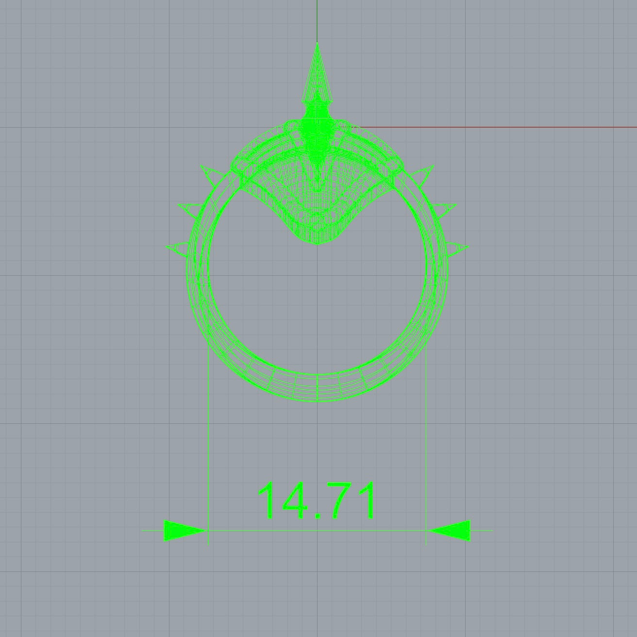 Vagina dentata - digital download claw ring stl file