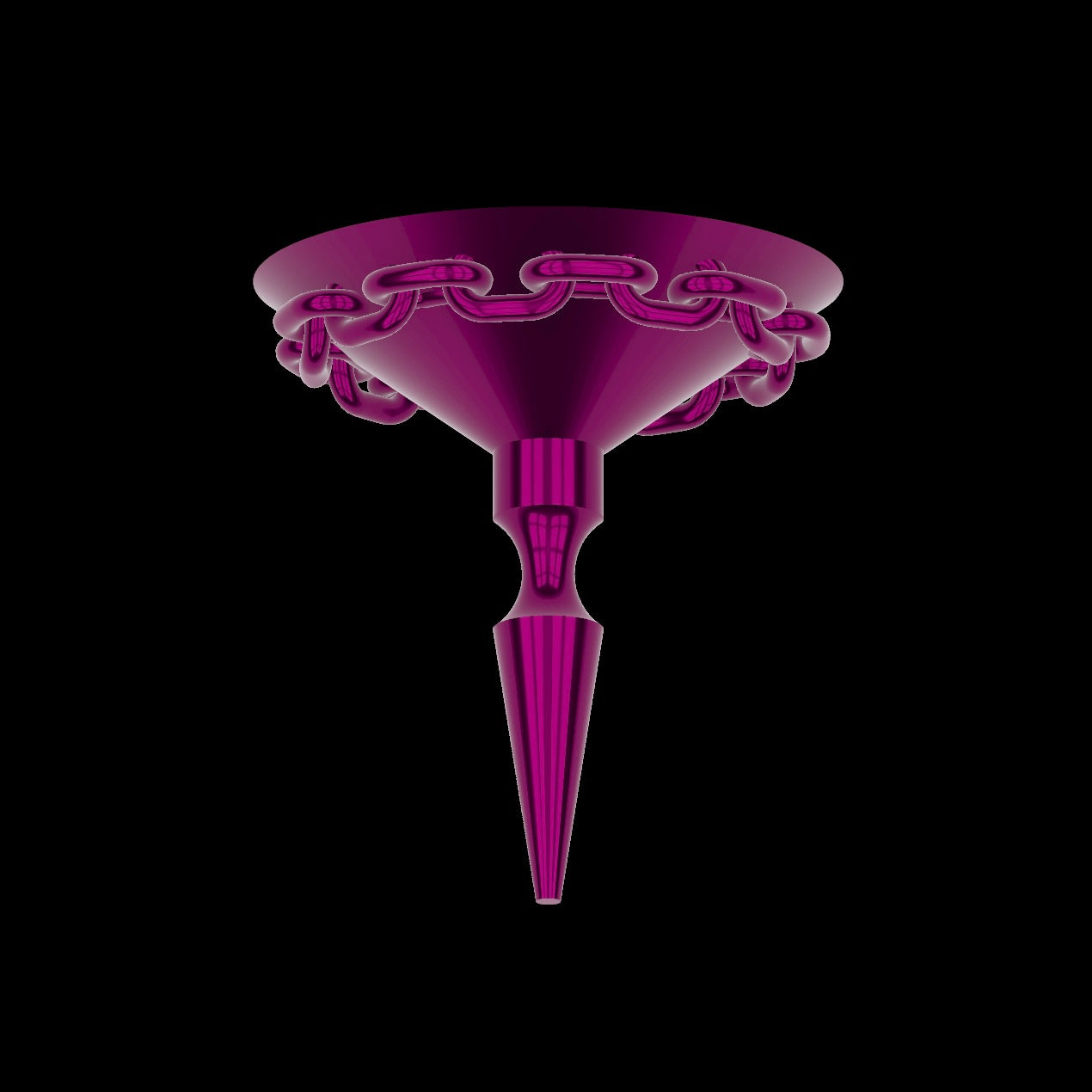 Nipple cover jewelry with spike and chains - digital download