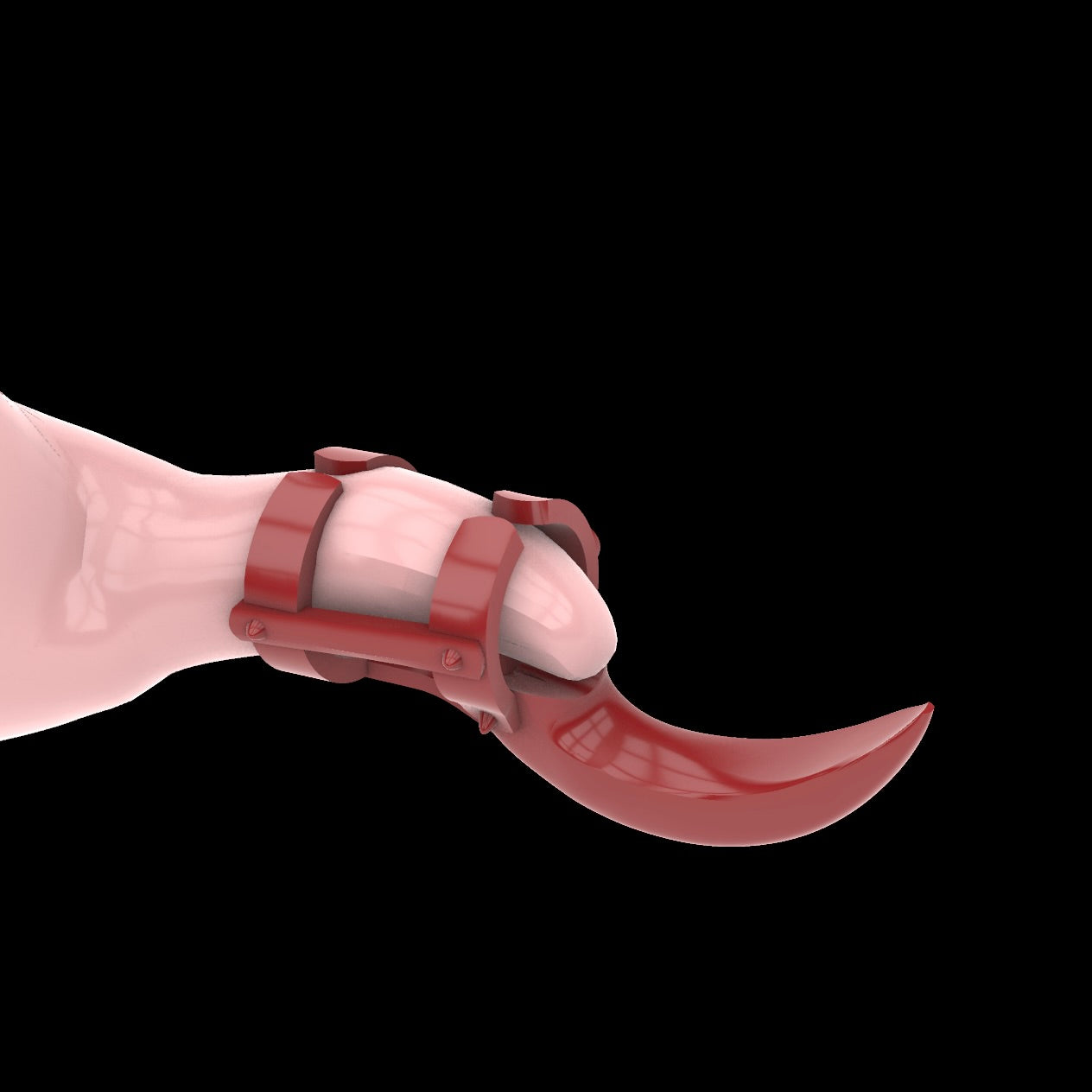 Beast - large cosplay claw rings, digital download stl file